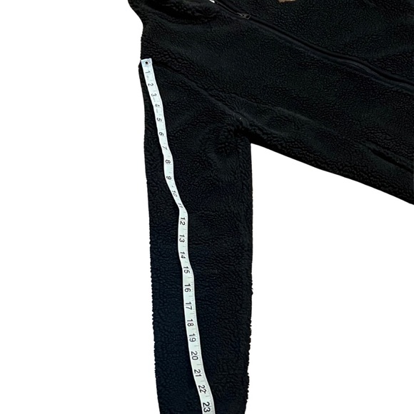 Burton Sherpa Fleece‎ Jacket | Women’s M | Cozy Black Zip-Up Fall Layer - Picture 4 of 11